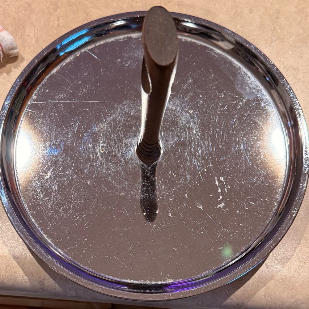 Kromex serving tray - Silver Finish